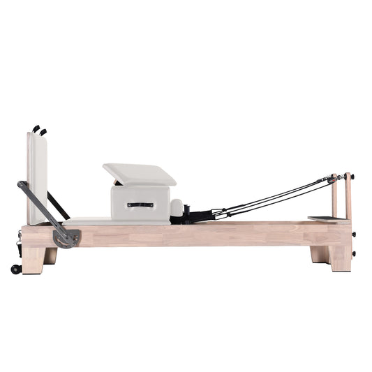 Classic Oak Wood Pilates Reformer